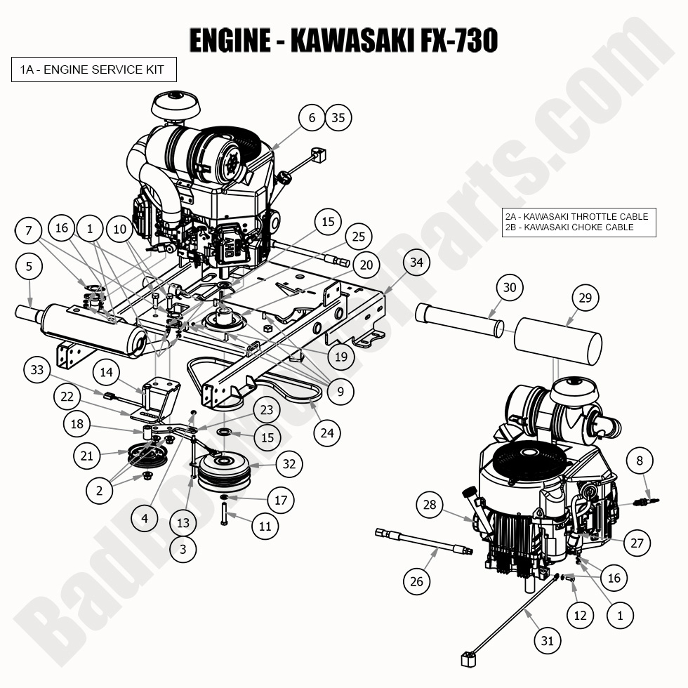 2020 Revolt - Engine - Kawasaki FX730V